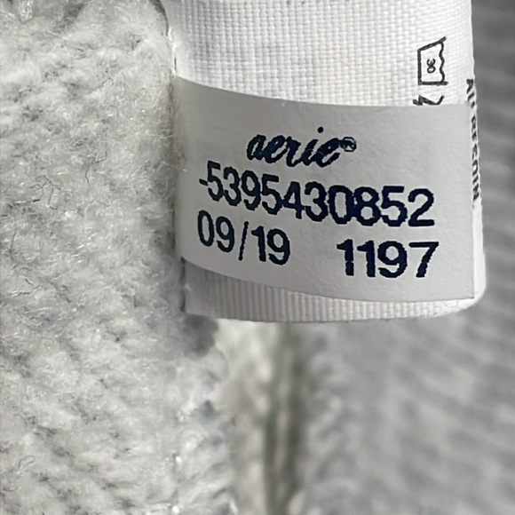 Aerie Oversized Cozy Spring Street Faux Fur Lined Hoodie Sweatshirt Gray M - Picture 13 of 16